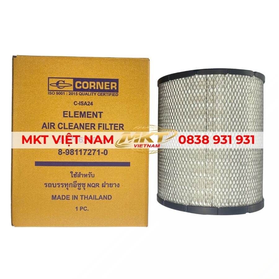 Lọc gió Isuzu NPR E2, NQR E2, Samco 3.0 E2, Samco 5.2 E2 Corner Thái Lan