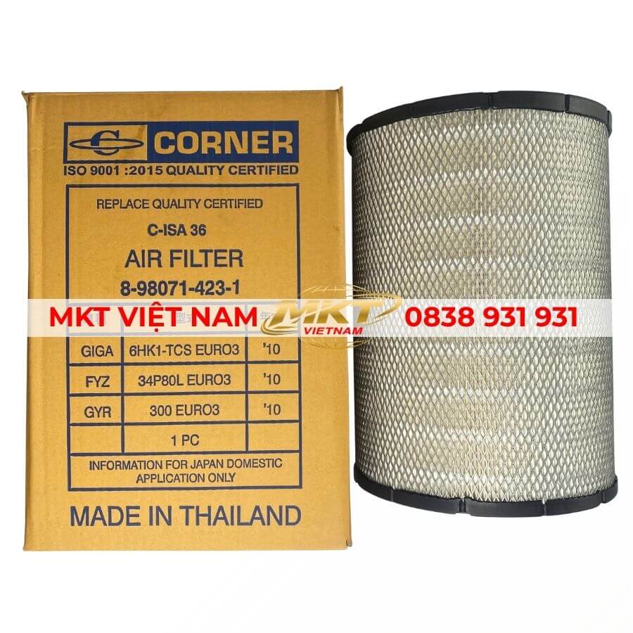 Lọc gió ngoài Isuzu FVM Corner Thái Lan