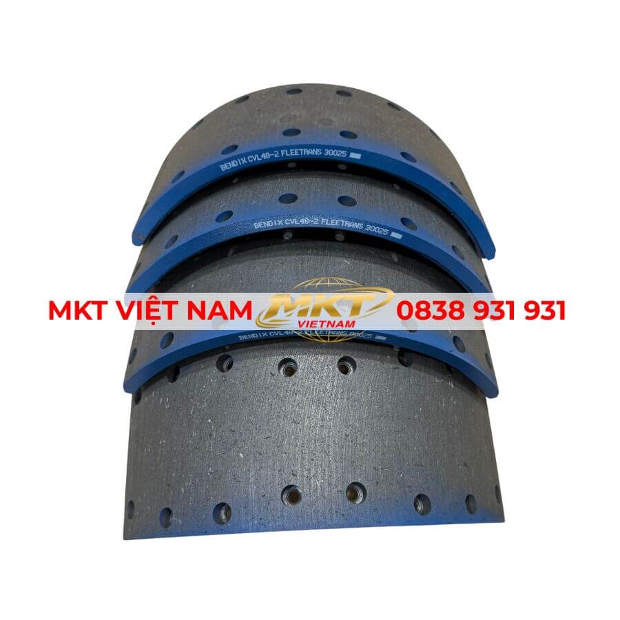 Bộ 4 miếng má phanh tán trước Isuzu NQR Bendix