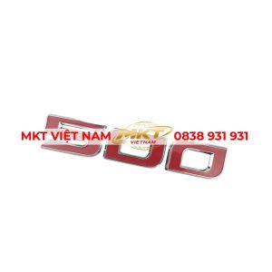 logo chữ 500 thay thế cho Hino 500 Series 4.5-16 tấn