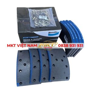 Má phanh trước Hino FG 120x15x196mm Bendix Thái Lan