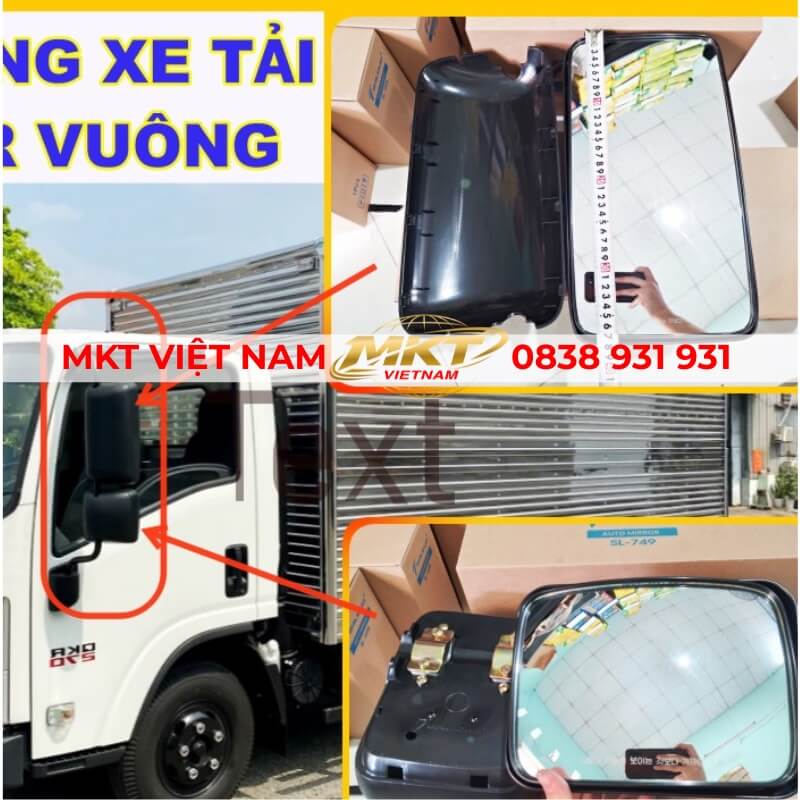 gương chiếu hậu xe tải Isuzu QKR