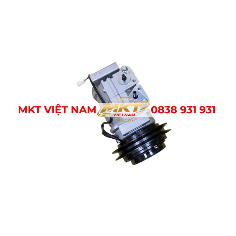 máy nén khí điều hòa lắp trên xe tải hino 300 dutro