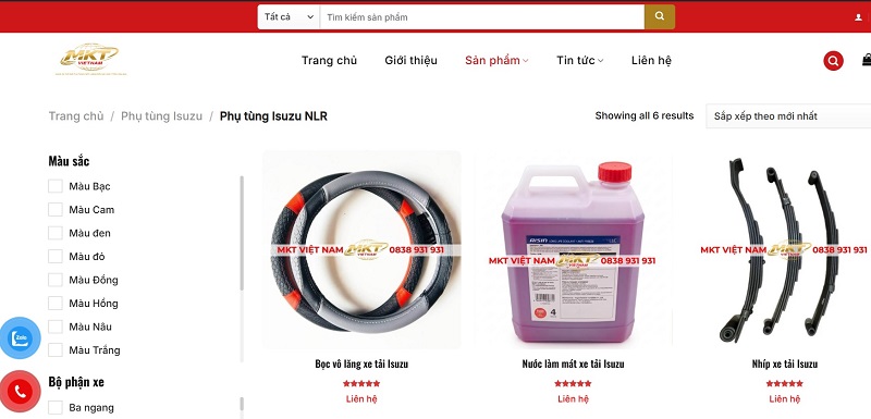 Cách tra cứu phụ tùng Isuzu NLR nhanh